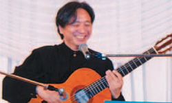 当代一のギタリスト長野文憲さんの演奏（H18年10月八丁堀シャンテ）